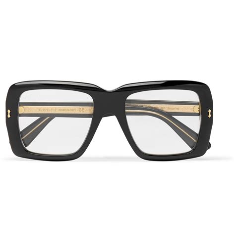 gucci black & green square eyeglasses|black friday Gucci outlet sale.